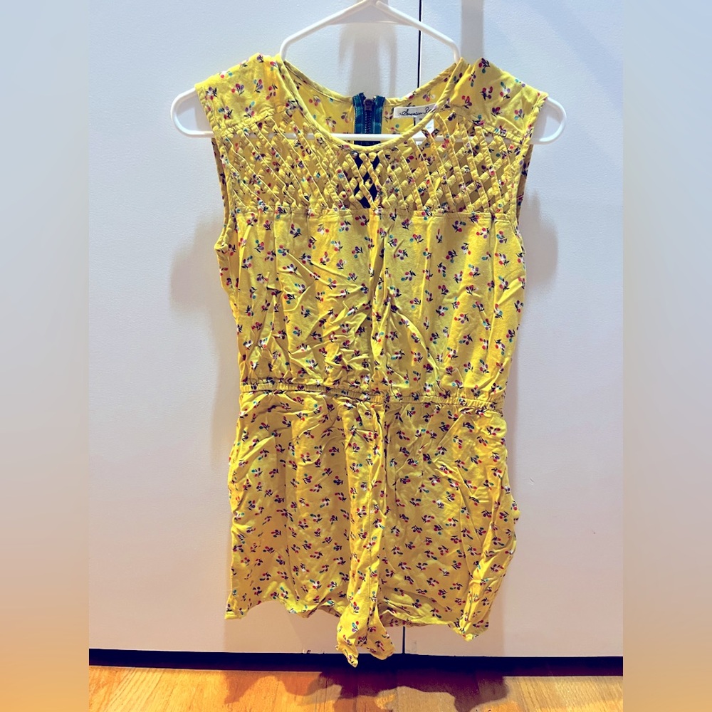 American Rag Romper with Zip-Up Back in S